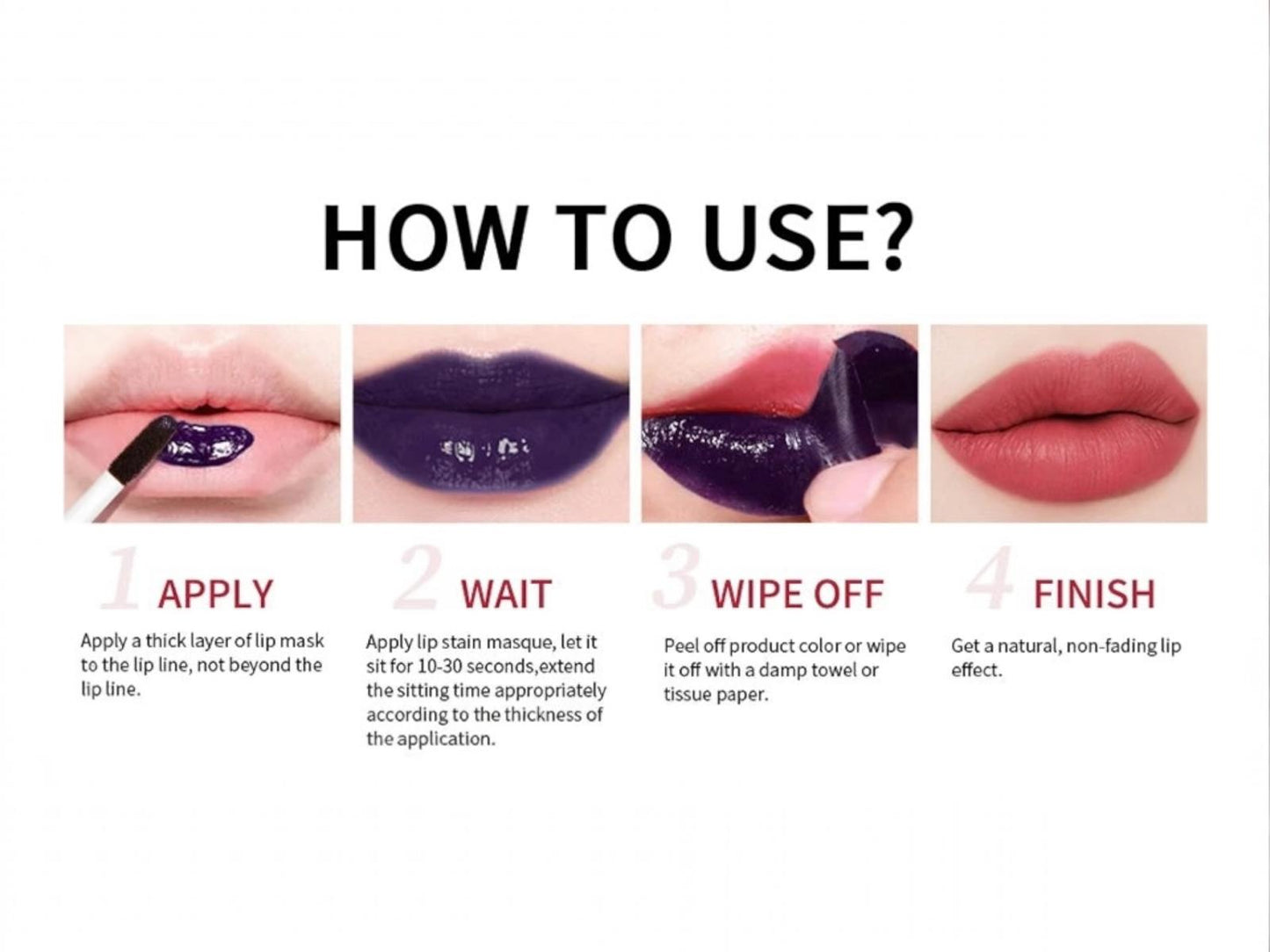 Long lasting Peel Off Lip Stain